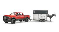 02501 RAM 2500 Pick Up Truck w/ Horse Trailer & Horse
