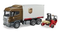 03581 SCANIA R-Series UPS logistics truck with forklift