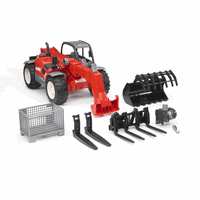 02126 Manitou Telescopic Loader MLT 633 with accessories