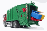 03561 SCANIA R-Series Garbage Truck (Red-Green)