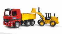 01669 MB Actros construction truck and loader