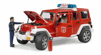 02528 Jeep Rubicon Fire Rescue w/ Fireman