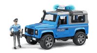 02597 Land Rover Police Vehicle w/ Light Skin Policeman