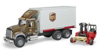 02828 MACK Granite UPS Logistics Truck + Forklift