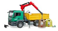 03753 MAN TGS Truck w Recycling Containers & Bottles