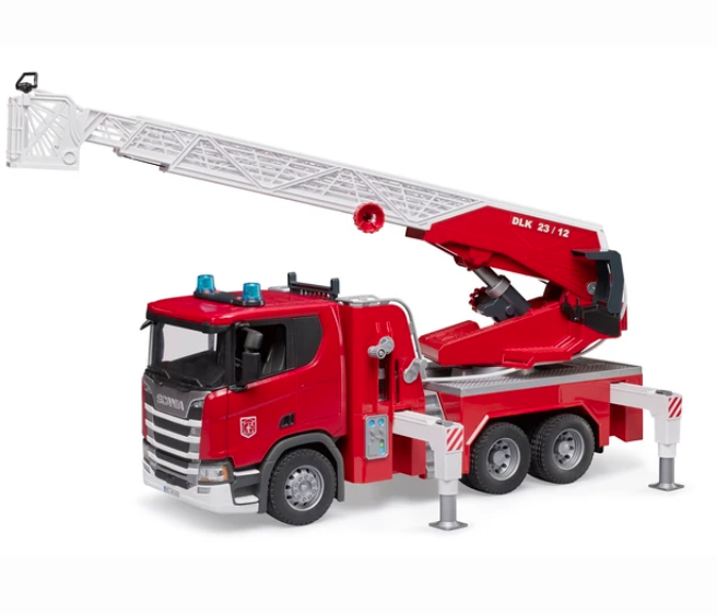 03591 Scania Super 560R Fire Engine with Ladder, Water Pump and Light and Sound Module