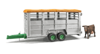 02227 Livestock trailer with 1 cow