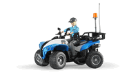 63010 Police Quad with Light Skin Policewoman and Accessories