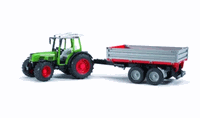 02104 Fendt 209 S. with Trailer