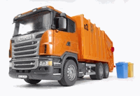03560 SCANIA R-Series Garbage Truck (Orange)