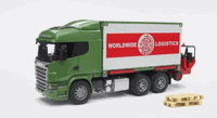 03580 SCANIA R-Series with container truck and forklift attached