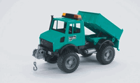 02471 MB Unimog with loading platform and winch