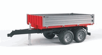 02019 Tipping trailer with grey sides