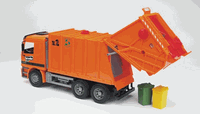 02660 MB Garbage Truck - orange