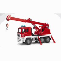 02770 MAN Fire engine crane truck with Light/Sound Module