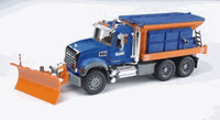 02816 MACK Granite Snow Plow Truck
